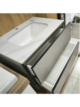 Раковина с тумбой Debora S003-70WM с зеркалом